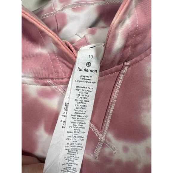 lululemon athletica Pink Tie-Dye Hoodie - Picture 6 of 11